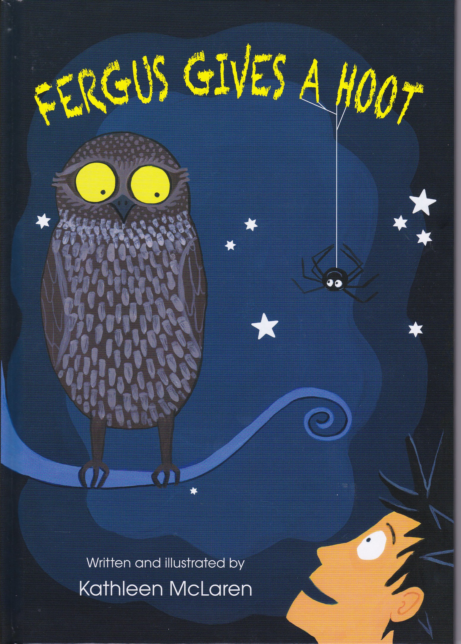 Fergus Gives A Hoot book - front cover