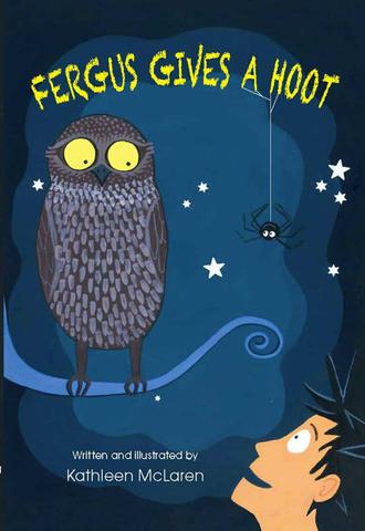 Fergus Gives A Hoot book - front cover small