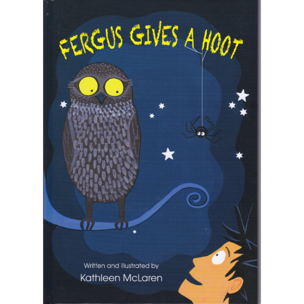 Fergus Gives A Hoot book - front cover